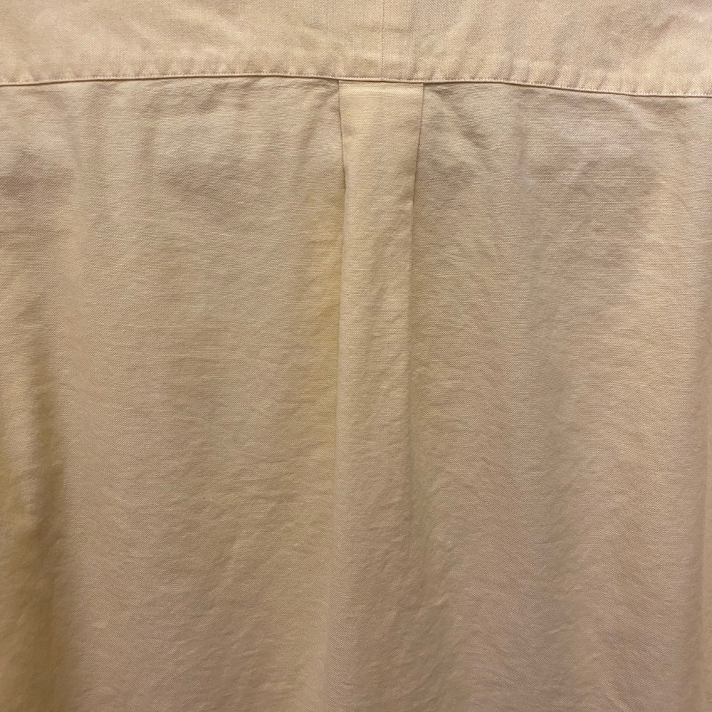 Mans Ralph Lauren pale yellow long sleeve button down shirt size 10 beau… - Picture 11 of 13